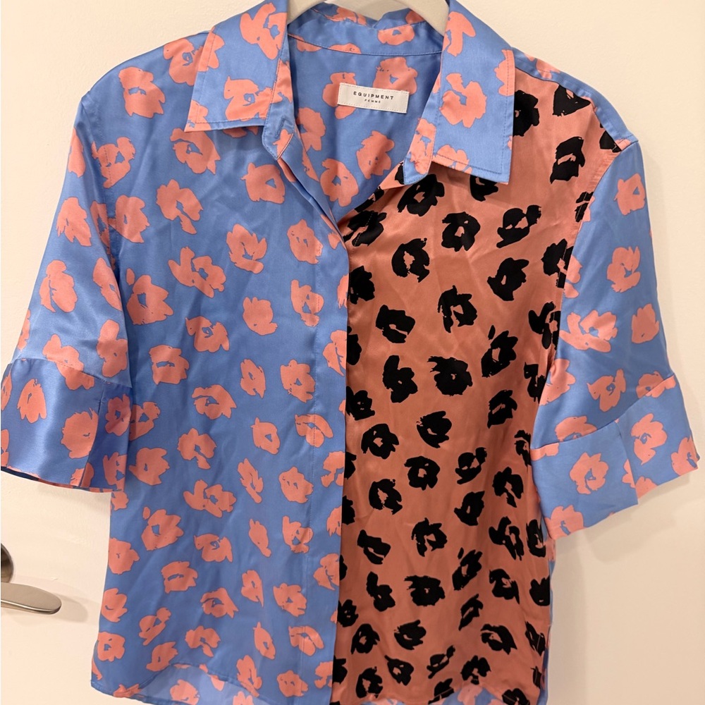 Equipment 100% Silk Button Down Shirt